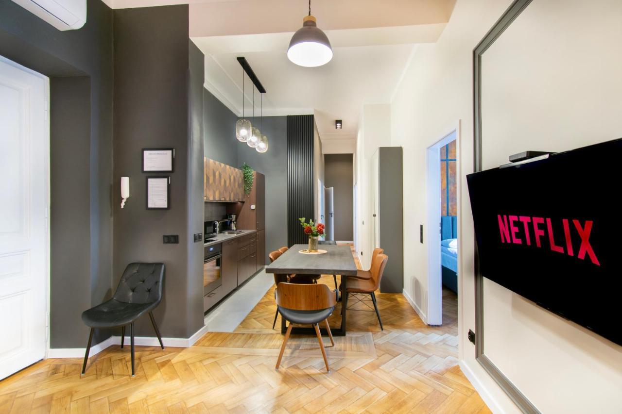 Modern Apartments Pilsudskiego Street Krakow Luaran gambar